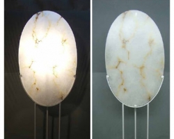 Sculture luminose Daniele Bianchi Volterra